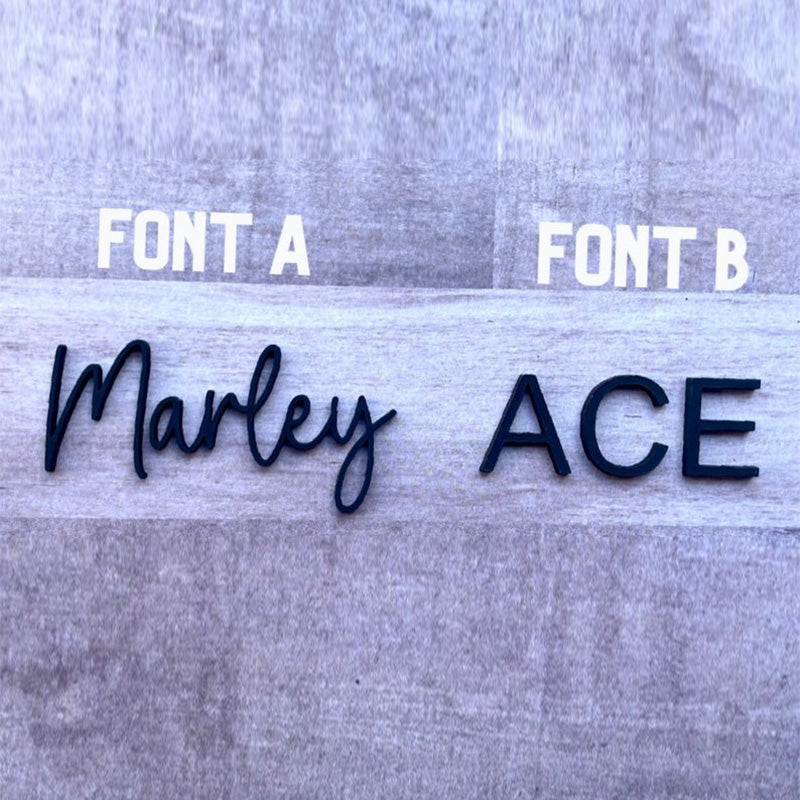 Personalized dog leash holder - custom dog leash holder