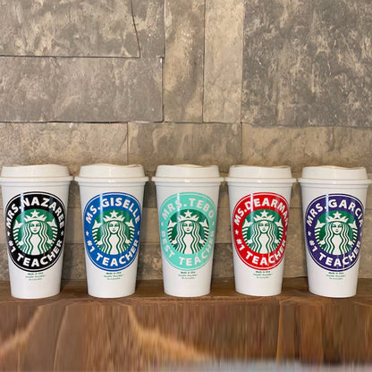 TEACHER Starbucks Cup | Gift for Teacher | Personalized Tumbler with name