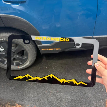 Mountain License Plate Frame Cover