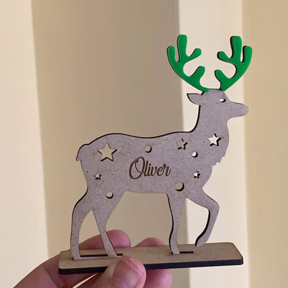 Personalized Reindeer Place Name Settings