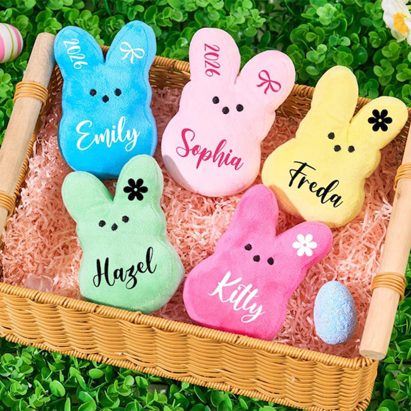 Personalized Easter Peep,Custom Easter Bunny Plush