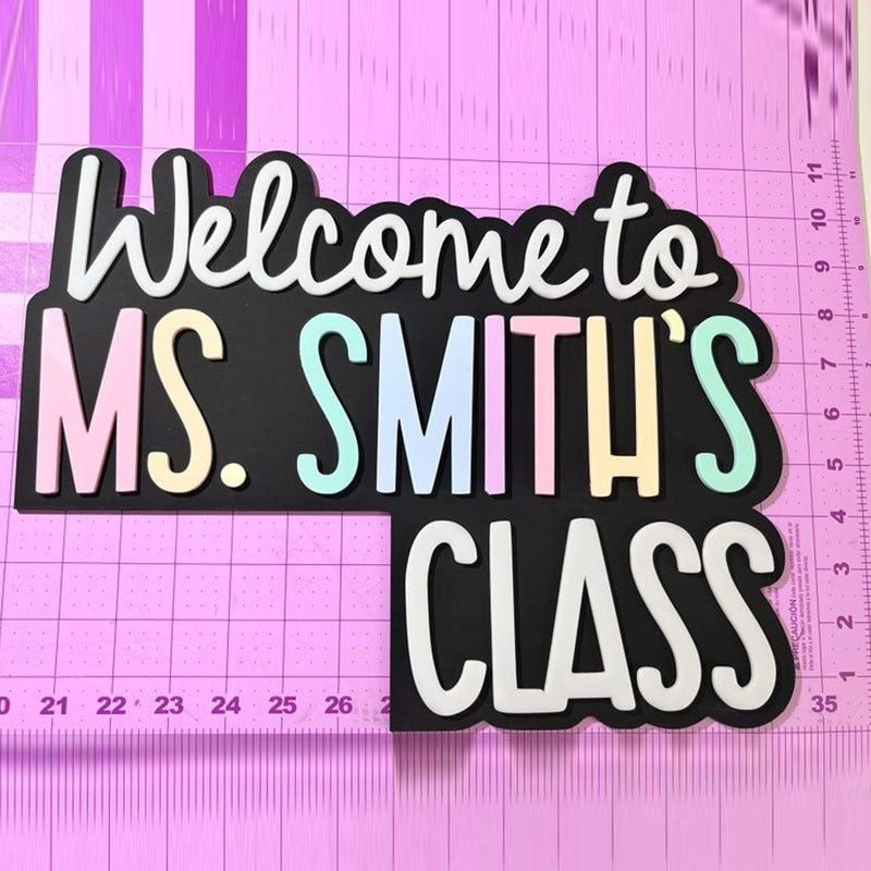 Home Decor Signs Custom Teacher Appreciation Gift