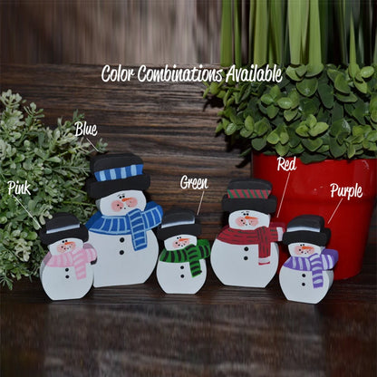 Christmas Decor Personalized Snowmen Holiday Decor Christmas Decoration