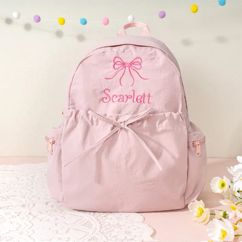 Custom Kids Backpack Cute Toddler Backpack with Bow
