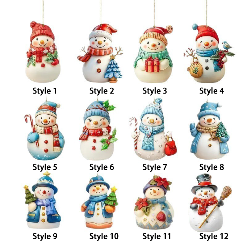 Personalized Name/Text Christmas Ornaments