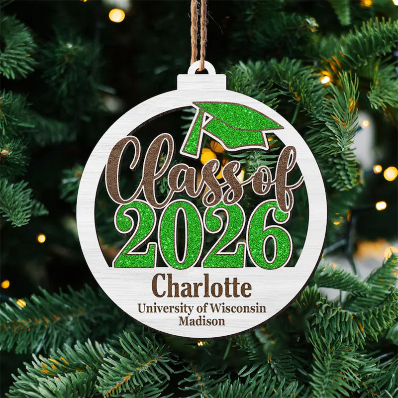 Personalized Graduation Ornament 2026