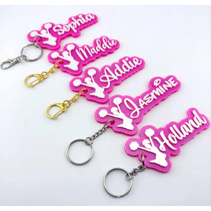 Personalized Soprt Name Tag Keychain