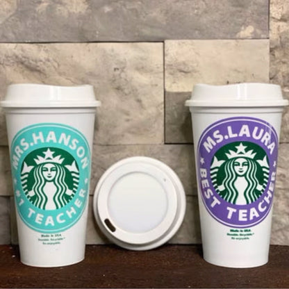 TEACHER Starbucks Cup | Gift for Teacher | Personalized Tumbler with name