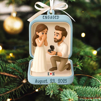 Custom Proposal Photo Figure Ornament