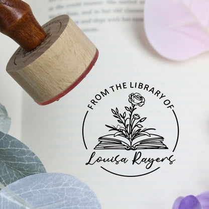Personalized library stamp Self Inking Library Stamp