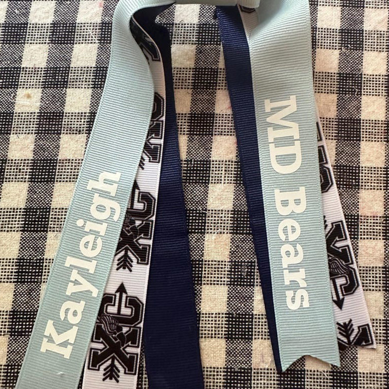 Custom Cross Country Ribbons, Personalized Sports Team Ribbon