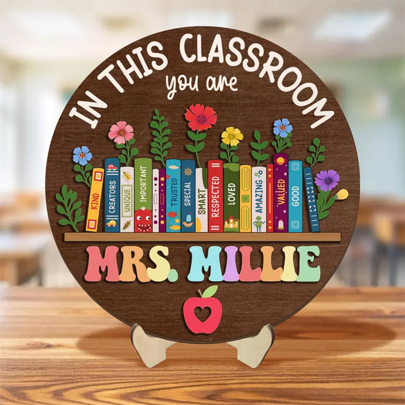 Custom Classroom Door Sign, Classroom Decor