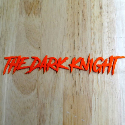 Custom Text Car Badge - Single Layer