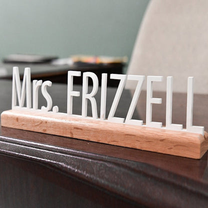 Desk Name Plate for Teacher, Principal, Executive