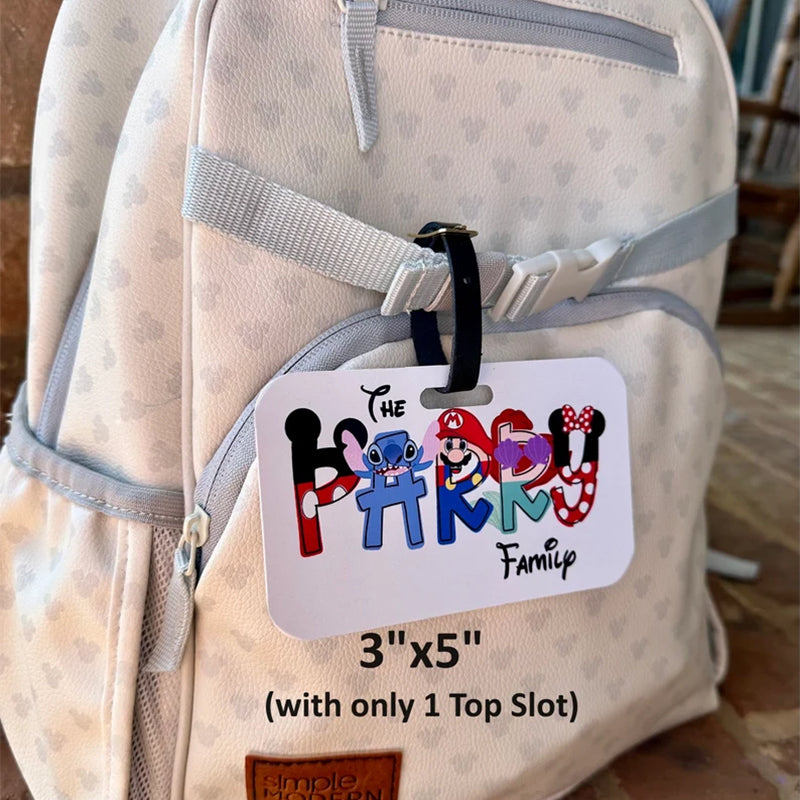 Personalized Family Name Stroller Tag