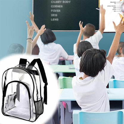 Personalized Clear Backpack Custom Name PVC Transparent Backpacks