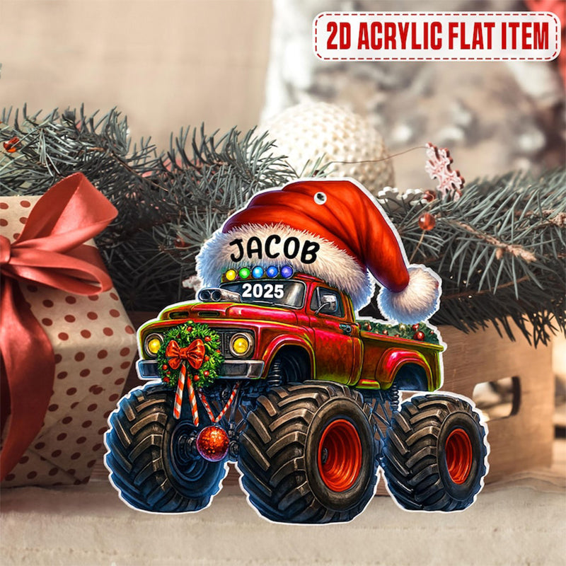 Personalized Monster Truck Christmas Ornament,Truck Ornament,Christmas Gift
