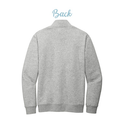 Custom Embroidered Baseball Quarter Zip - Personalized Name