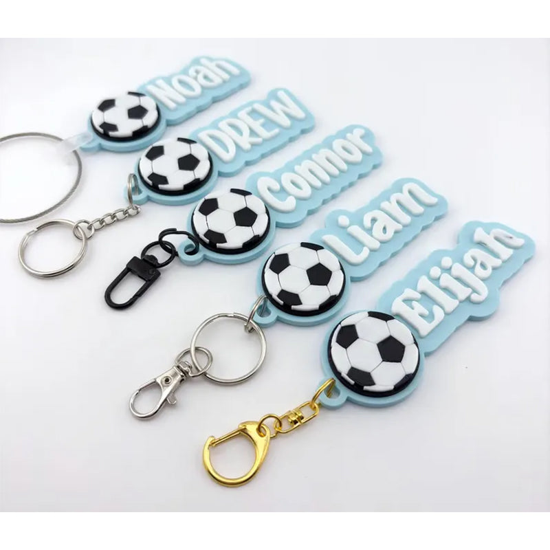 Personalized Soprt Name Tag Keychain