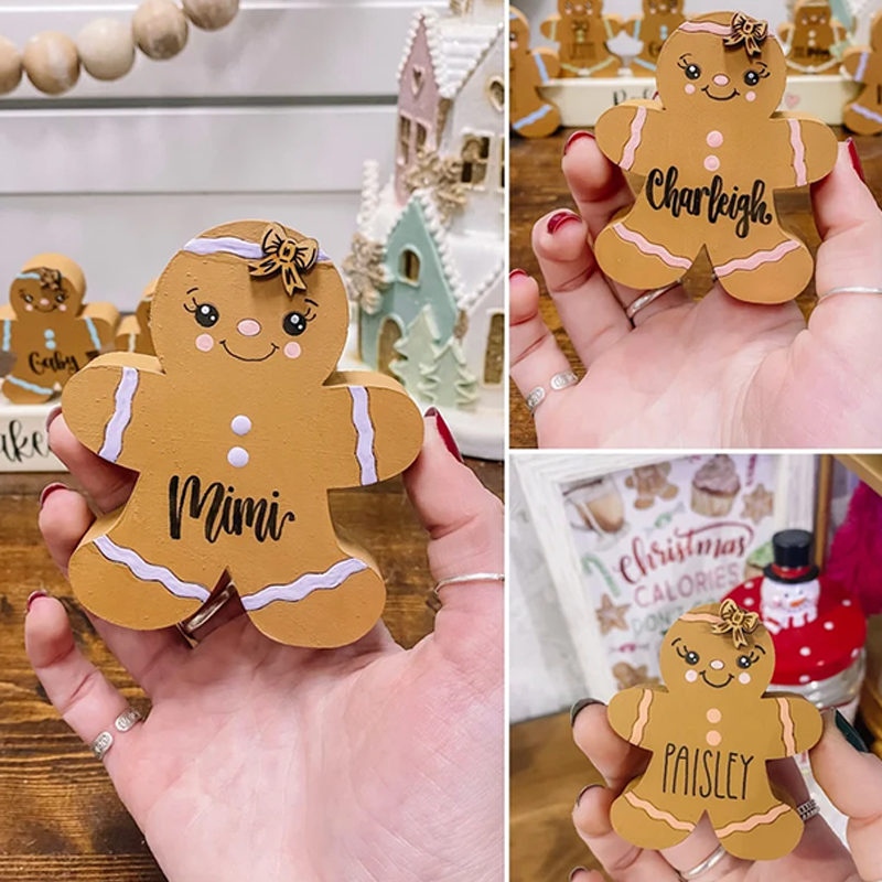Personalized Gingerbread Block - Gingerbread Blocks