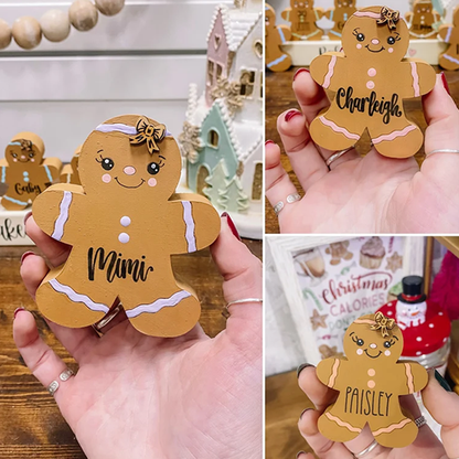 Personalized Gingerbread Block - Gingerbread Blocks