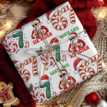 67 Christmas Wrapping Paper, 6 7 Wrapping Paper