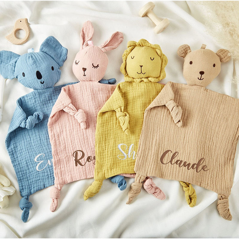 Personalized Embroidered Baby Comforter,Personalized baby comforter blankets Monogrammed Custom Baby Shower Gifts