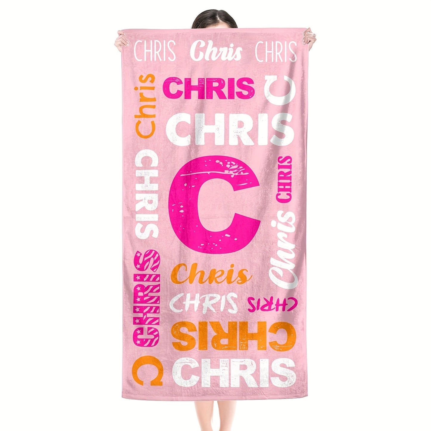 Personalized Microfiber Beach Towel