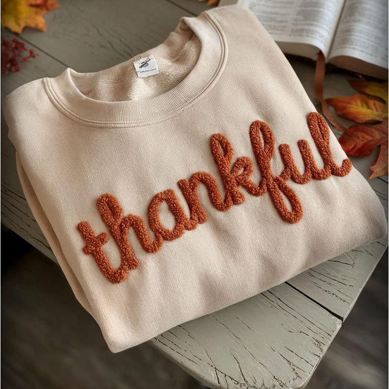 Chenille Letter Sweatshirt Team Sports Shirts
