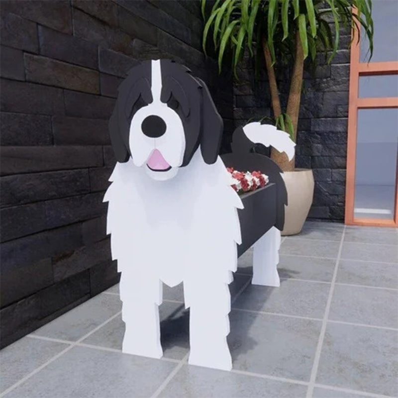 Dog Cat Pet Organizer Patio Indoor Outdoor Wood Planter