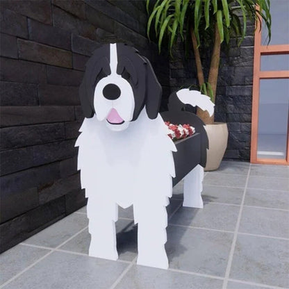 Dog Cat Pet Organizer Patio Indoor Outdoor Wood Planter