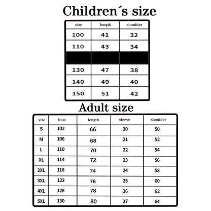 Personalized parent-child short-sleeved