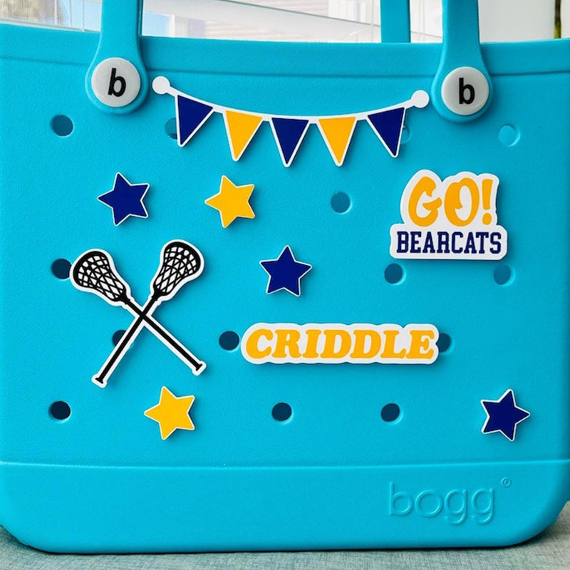 Custom Football Charm, Personalized Sports Accessories For Bogg, High School Sports