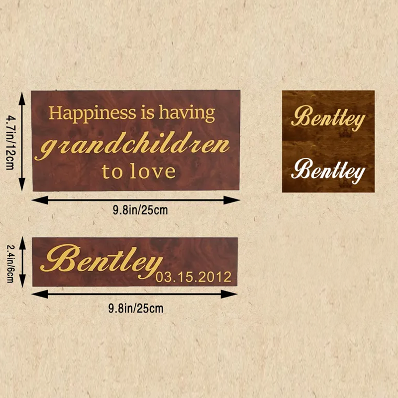 Grandchildren Sign,Personalized Grandparent Sign