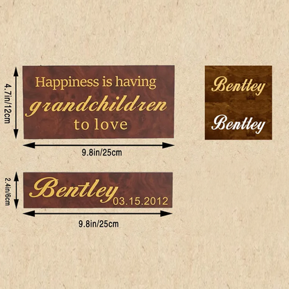 Grandchildren Sign,Personalized Grandparent Sign