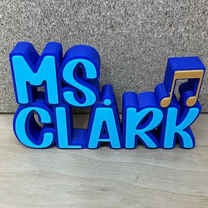 Personalized Desk Name Plate for Teachers