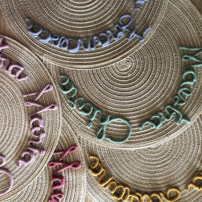 Placemat with name