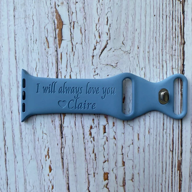 Personalized Inscription Apple Watch Bands