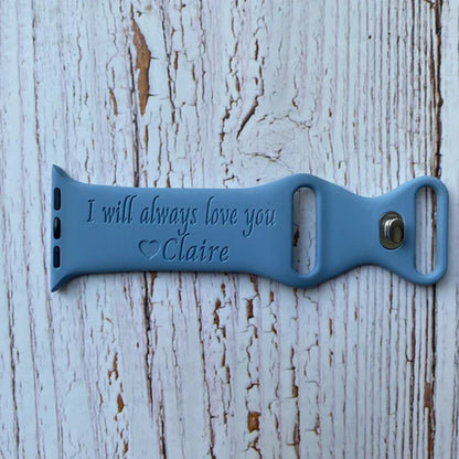 Personalized Inscription Apple Watch Bands