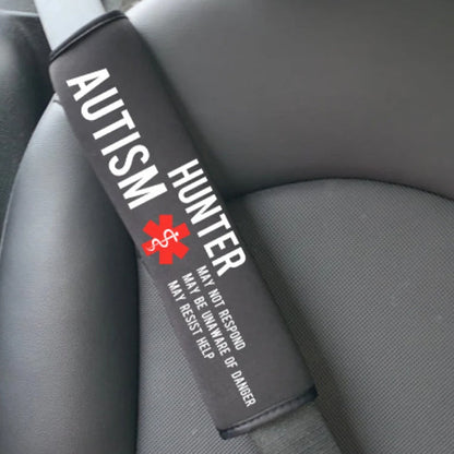 Autism Awareness Medical Alert Seatbelt Cover