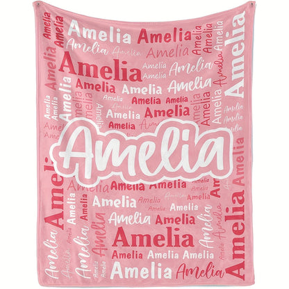 Custom Blanket Personalized Name Blanket Christmas Customized Gifts