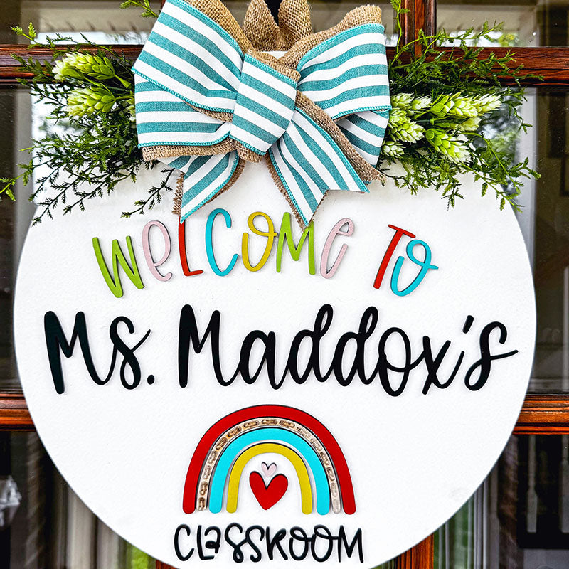 Classroom Door Hanger | Teacher Door Hanger | End of Year Teacher Gift