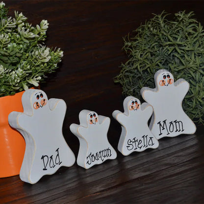 Ghost Blocks Personalized Halloween Tiered Tray Decor Blocks of Love