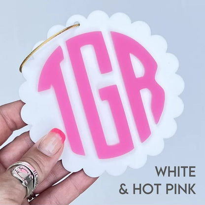 Monogram Keychain Bogg Bag Monogram Diaper Bag Keychain