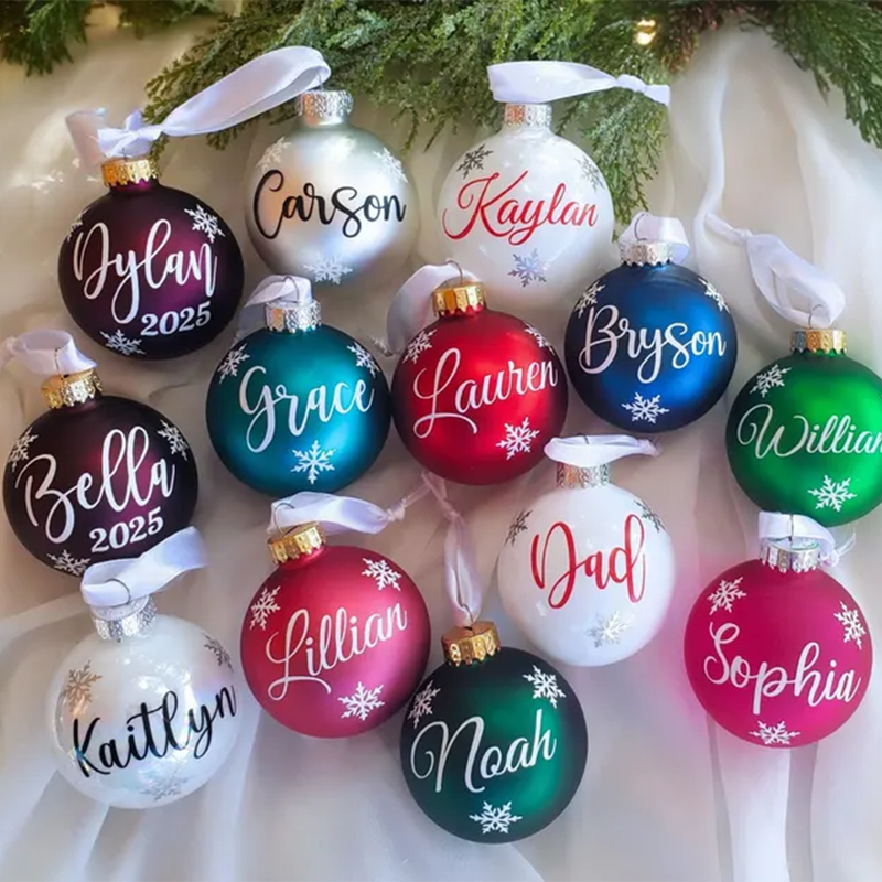 Christmas Name Ornaments