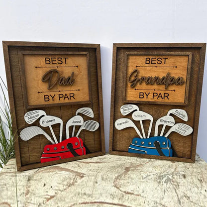 Personalized Dad or Grandpa Golf Sign
