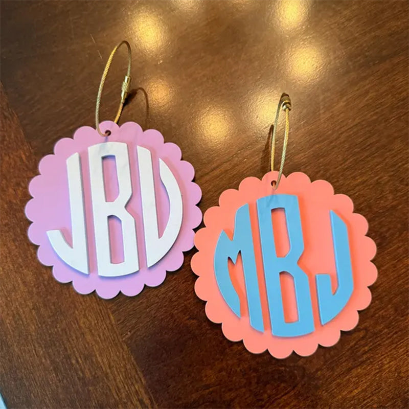 Monogram Keychain Bogg Bag Monogram Diaper Bag Keychain
