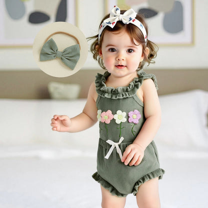 Girls Summer Floral Set