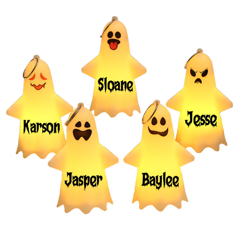 Ghost with LED Tea Lights - Halloween Home Decor