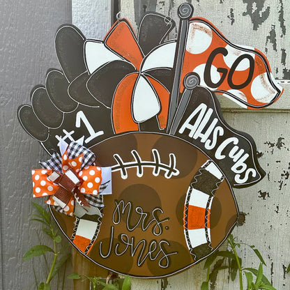 Door Hanger | Football Door Hanger | Football | Fall Door Hanger